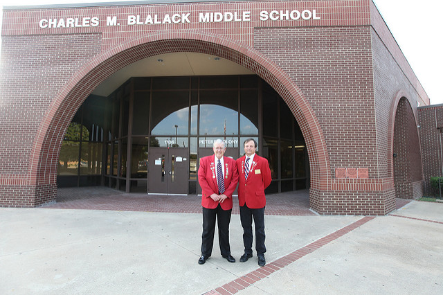 Front of blalack middle school