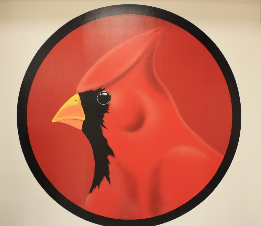 Mascot for Kent Elementary, A red robin