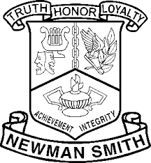 Newman Smith crest showing truth, honor, and loyalty