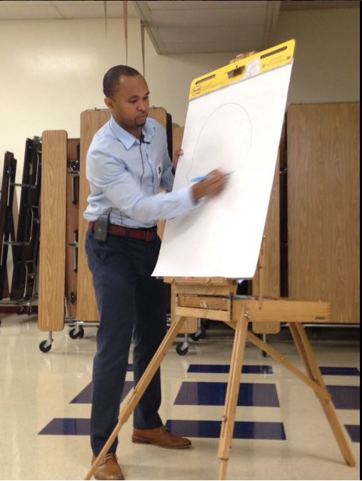 AG Ford drawing on a board