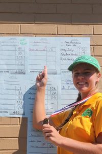 Casey Washmon of Smith High School's Golf team