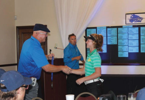 Congratulations to Senior Trojan Golfer Casey Washmon for shooting her personal best score yesterday at The Tribute hosted by Ranchview High School. Casey finished 1 over par-shooting a low score of 73. She was the 2nd place medalist. This will conclude her fall season. She finished in the top 3 in all 3 of her fall tournaments. Congratulations to her!