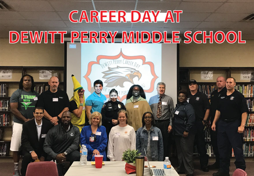 Career Day at DeWitt Perry Middle School