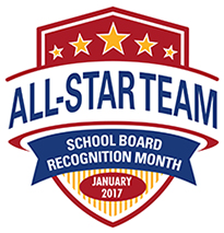 All-Star Team - School Board Recognition Month - January 2017