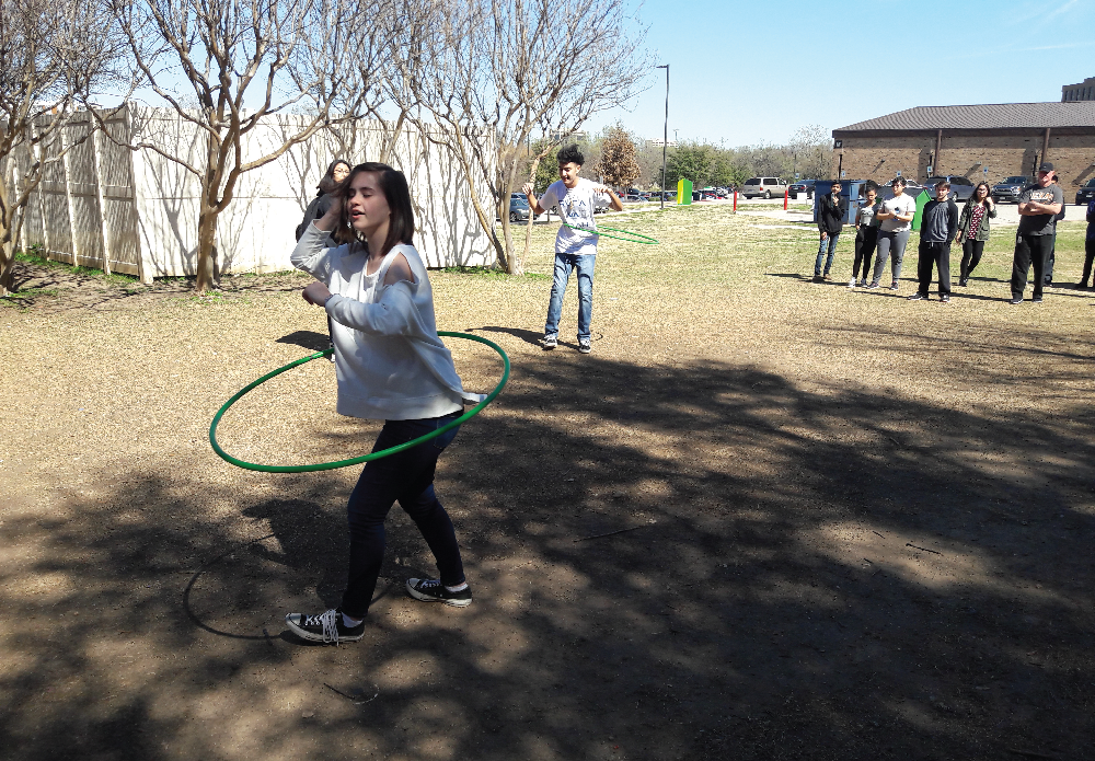 The Early College High School Bear Your Wings Club raised over $160 to benefit Kacie's Run with the first annual Hula Hoop-a-thon!  The "Bear Your Wings" Club from Early College High School raised over $160 to benefit Kacie's run.  They hosted their first annual Hula Hoop-a-thon and the proceeds will go to Kacie's Run.  Great work, Early College!