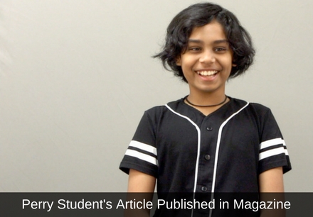 Perry Student's Article Published in Magazine