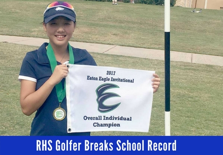 Freshman Breaks Ranchview Golf Record