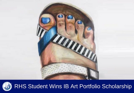 RHS Student Wins IB Art Portfolio Scholarship