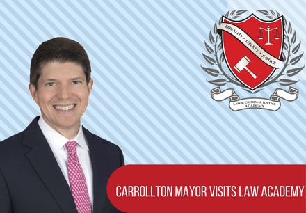 Carrollton Mayor Visits Law Academy