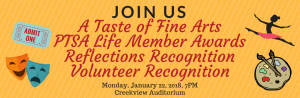 Join Us. A Taste of Fine Arts. A Life Member Awards. January 28, 2018 at 7 P M