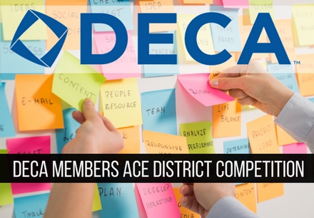 DECA Members Ace District Competition