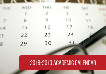 2018-2019 Academic Calendar Approved