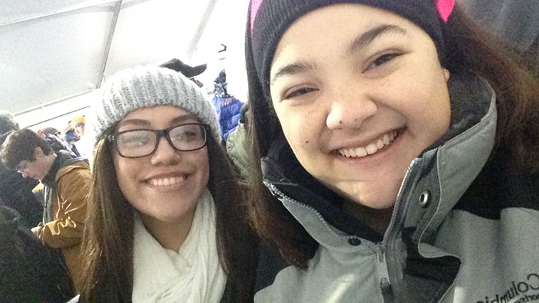 students taking a selfie at sundance film festival