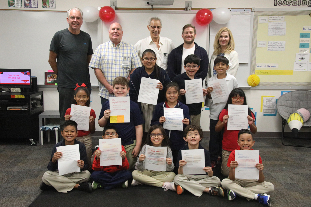 Publishing Party at Farmers Branch Elementary