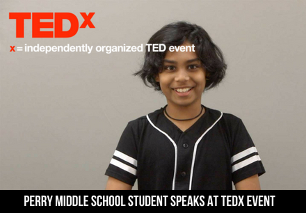 Perry Student Speaks at TEDx Event