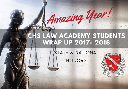 CHS Law Academy Breaks Campus Record for Awards