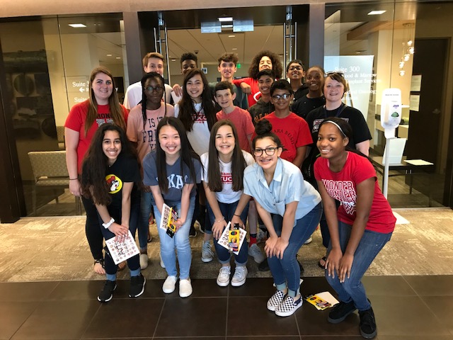 Bush IB Students Volunteer at Cancer Center