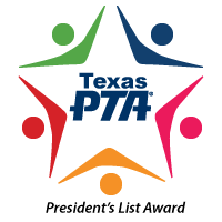 Texas PTA President's List Award