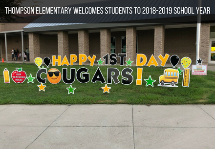 Thompson Elementary Welcomes Students to 2018-2019 School Year