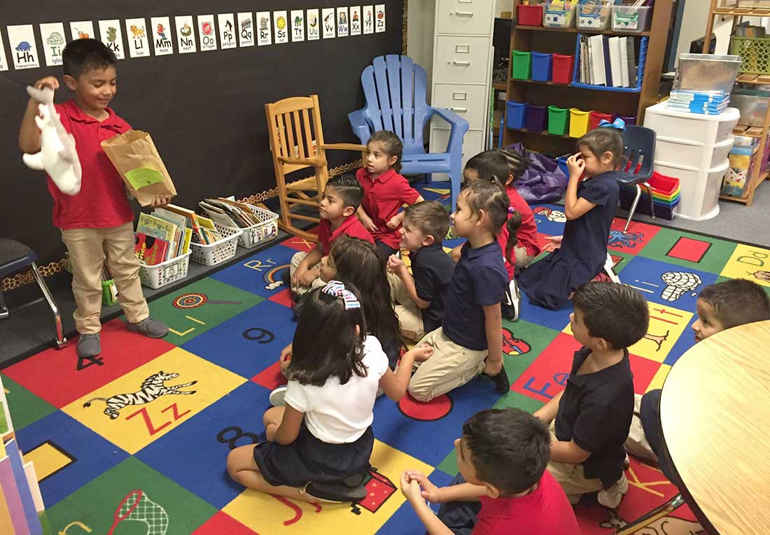 Central Kindergarteners Learn More About Each Other