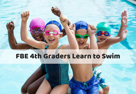 FBE 4th Graders Learn to Swim