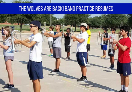 The Wolves are Back - Band Practice Resumes