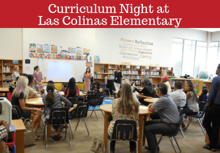 Curriculum Night at Las Colinas Elementary