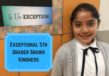 Exceptional 5th Grader Shows Kindness