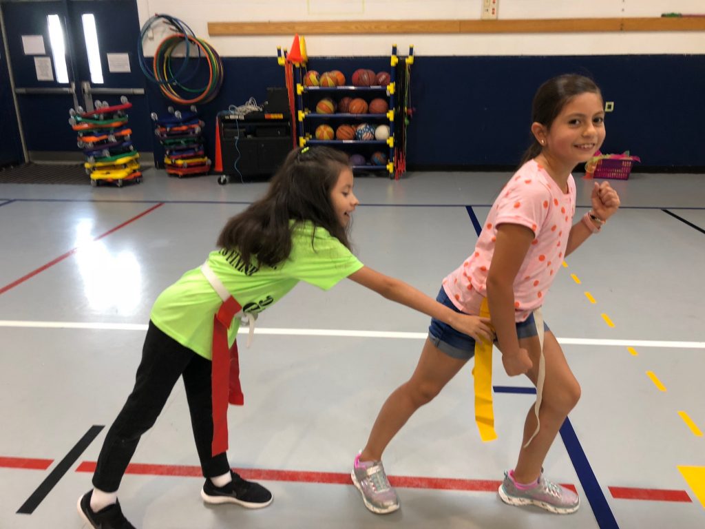 McCoy Students Play Flag Football