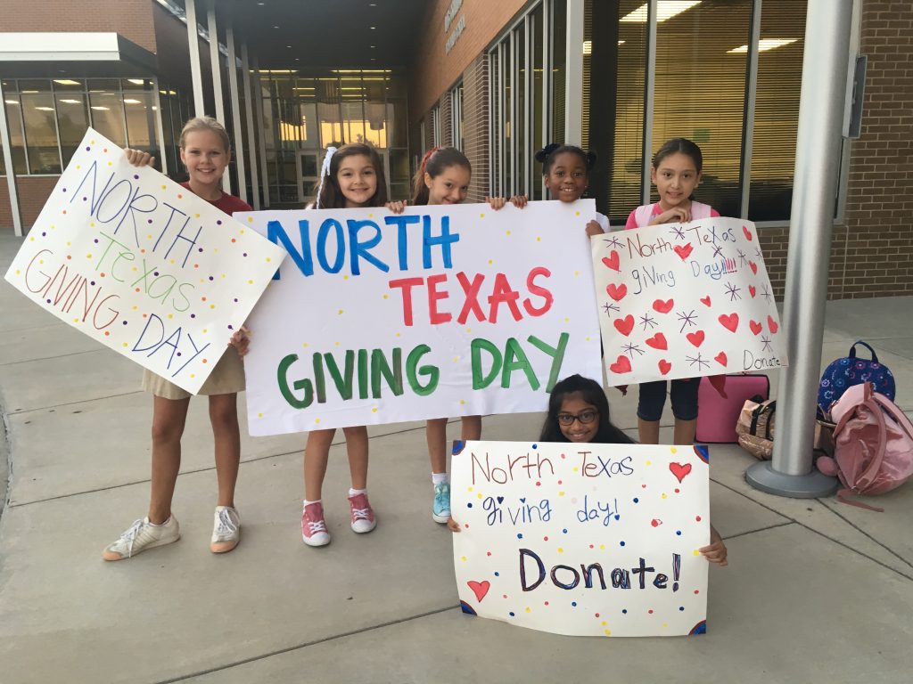Students Take Action on North Texas Giving Day