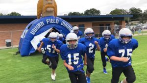 football players on a field