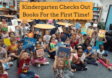 Kindergarten Checks Out Books For the First Time!