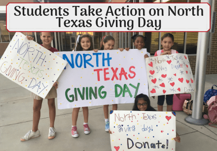 Students Take Action On North Texas Giving Day 