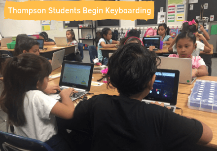 Thompson Students Begin Keyboarding