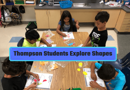 Thompson Students Explore Shapes