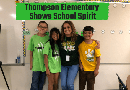 Thompson Elementary Shows School Spirit