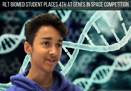 RLT BioMed Student Places 4th Nationally in Genetic Competition