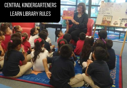 Mrs. Snead Teaches Kindergarteners Library Rules