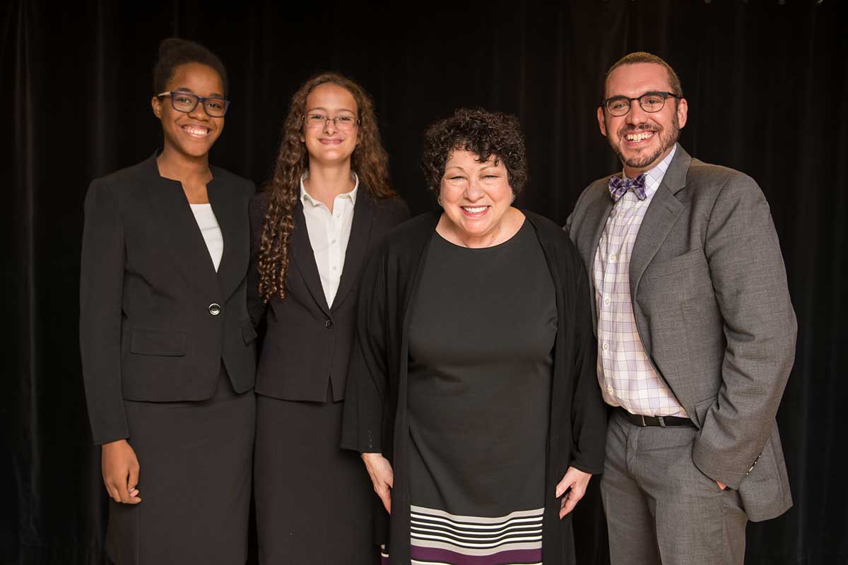 CHS Law Academy Students Meet Supreme Court Justice Sotomayor