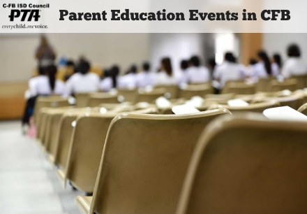 Parent Education Events for 2018-2019