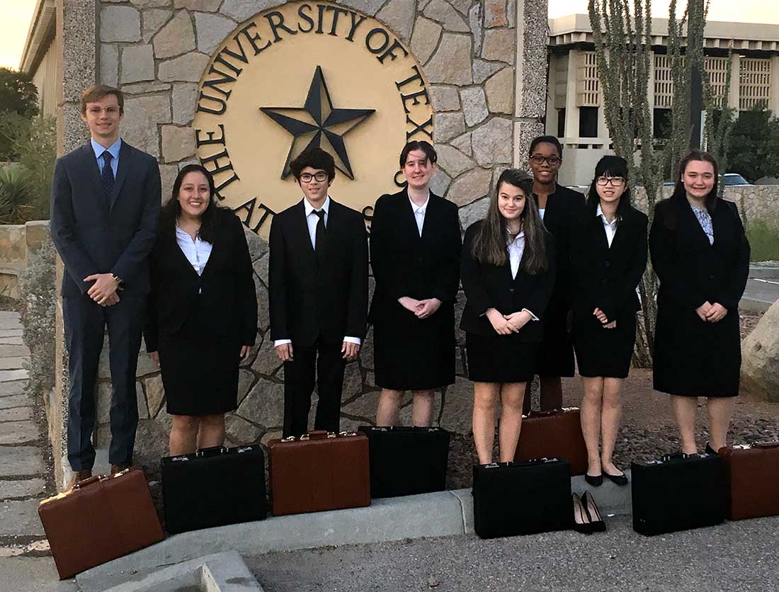 CHS Law Students Win UTEP Tournament 4 Years Running