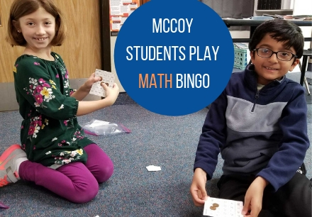 Second Graders Score Bingos in Math