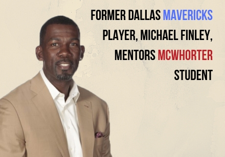 McWhorter Student Mentored by Former Dallas Mavs Player | Carrollton