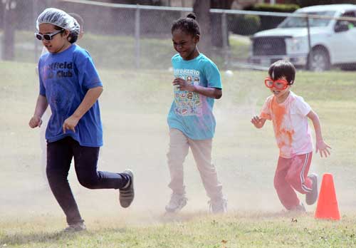 Sheffield PTA Holds Color Fun Run