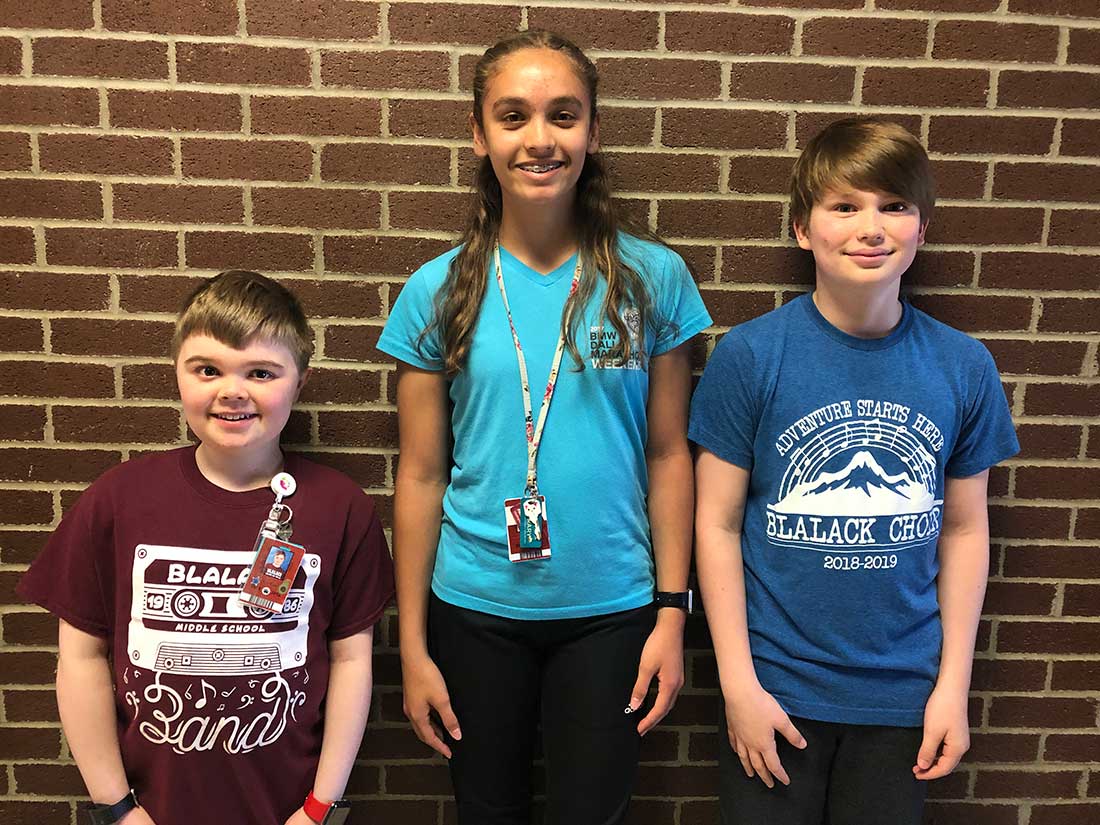 Blalack students named to All-State Choir