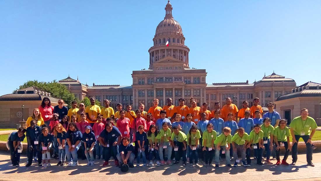 Freeman 4th Graders Tour Texas Capitol