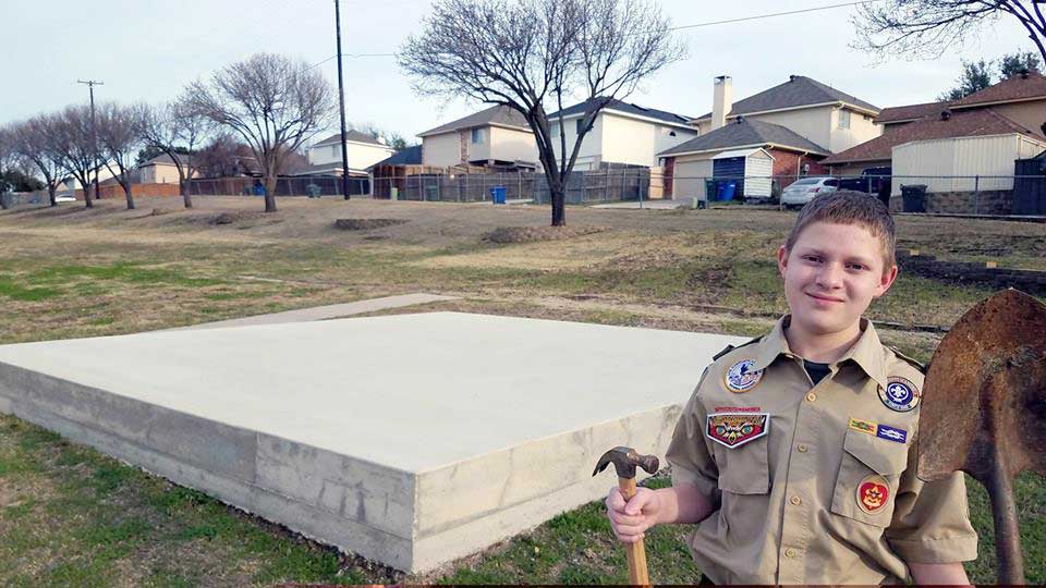 Eagle Scout Project Brings CHS Student Back to Roots at Rosemeade