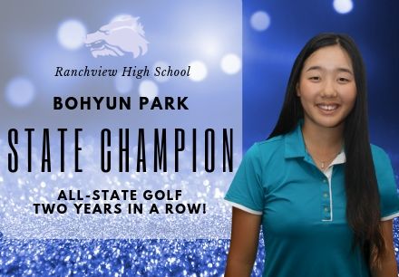 Ranchview's Bo Park is Two-Time State Champion in Golf