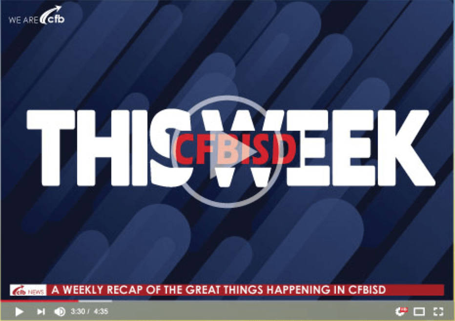 This Week In Cfbisd October 7 11 Carrollton Farmers Branch Isd