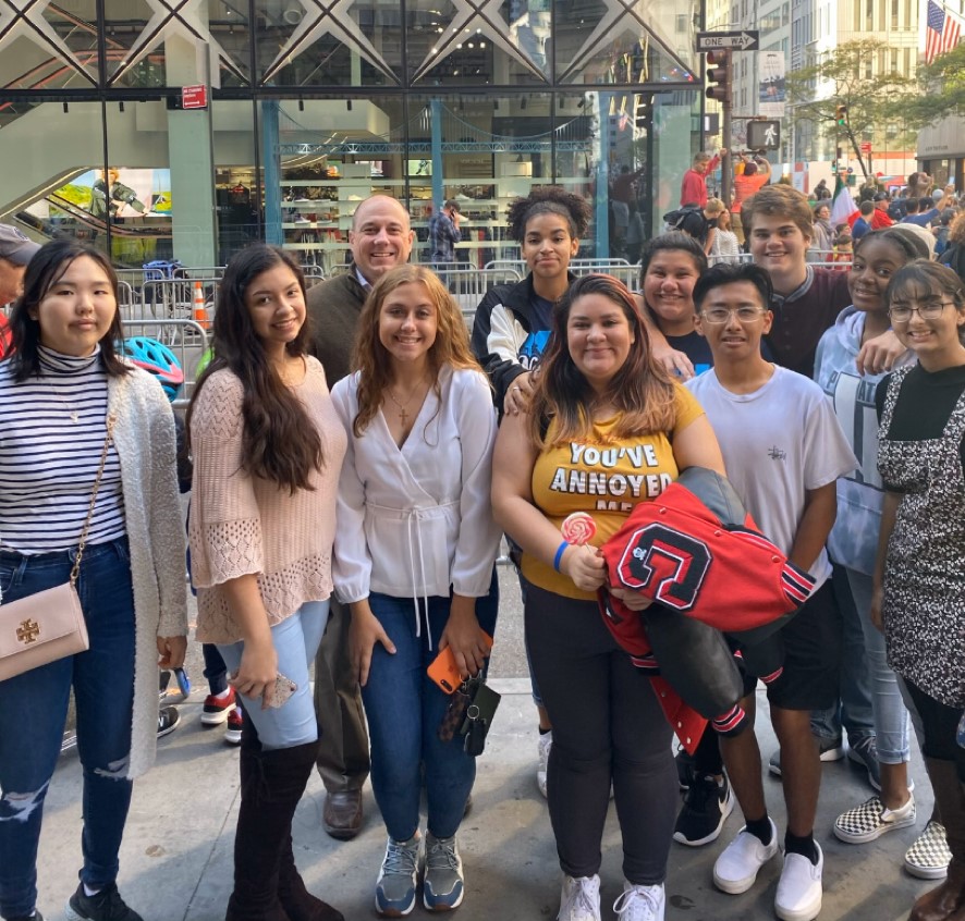 Creekview Mock Trial Team in New York City